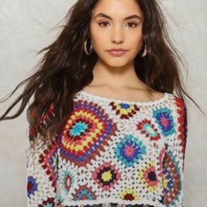 Nasty Gal Seven Wonders boho crop top